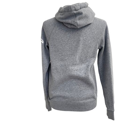 Aeropostale  Y2K Women's Full-Zip Hoodie Size Small Gray & White - Picture 3 of 8